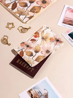 Обложка на паспорт женская 'Flora Pastel Blooms' 3