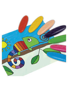 Восковые мелки фигурные, 12 цветов, Brauberg Kids Батоны 7