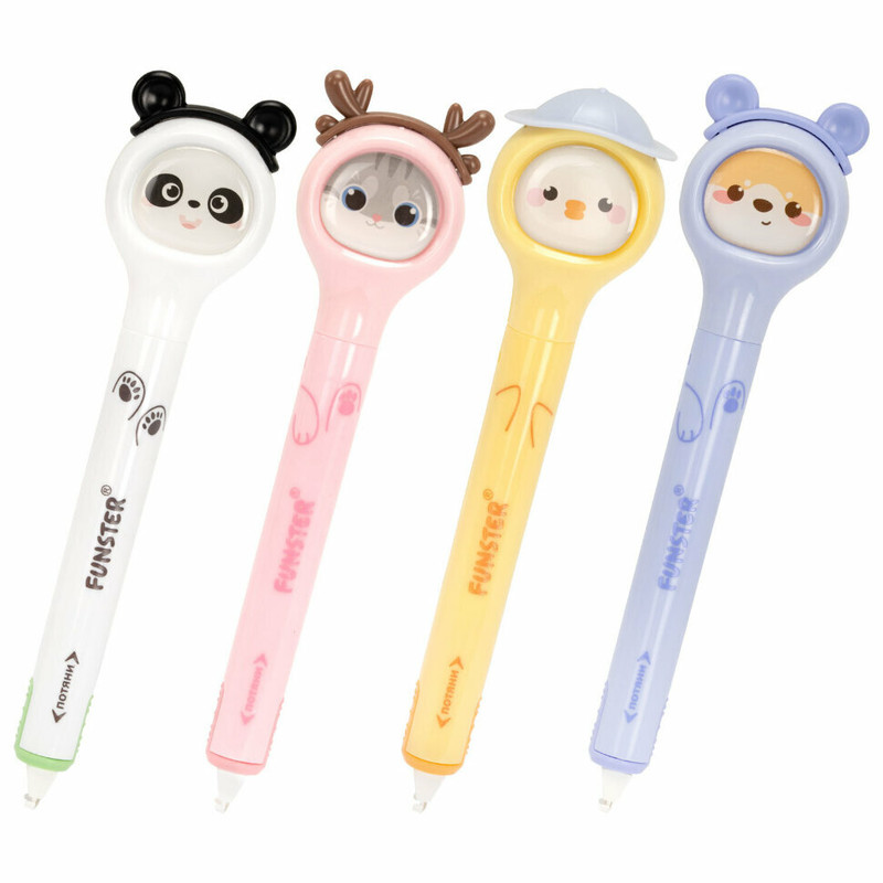 Корректирующая лента Funster 'Милые зверята', 5 мм x 6 м, ассорти. Цена за 1 шт