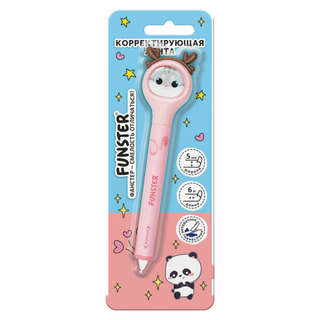 Корректирующая лента Funster 'Милые зверята', 5 мм x 6 м, ассорти. Цена за 1 шт 9