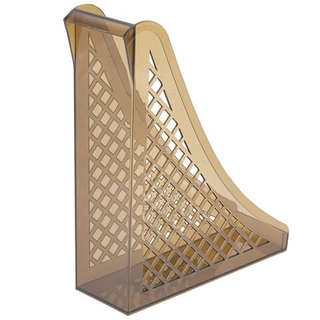 Лоток вертикальный для бумаг А4, сетчатый, дымчатый, Brauberg ECO артикул 239015 2