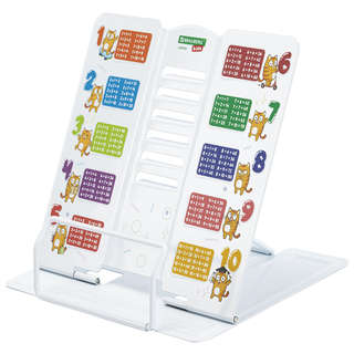 Подставка для книг 'Кот-Энтузиаст' с таблицей умножения, регу...