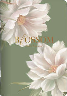 Тетрадь А5, 48 листов в клетку, Blossom Лотос, Be Smart
