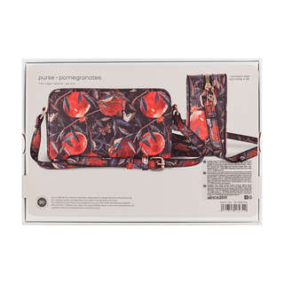 Сумка с ремнем, BV Flora Гранат, артикул 16-008/04 6