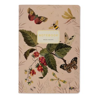 Тетрадь общая А5, 40 листов в клетку, BV Fauna Бабочки на зем...