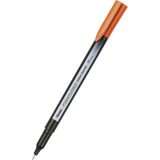 Линер Pentel Pointliner Colour 0.4 мм, цвет чернил оранжевый ...