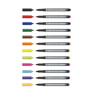 Линеры 12 цветов, Pentel Pointliner Colour, 0.4 мм, S40-12 2