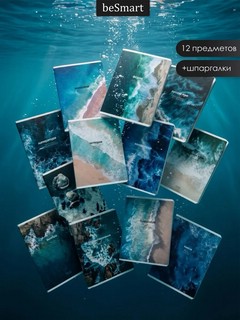 Комплект из 12-ти предметных тетрадей Океан, А5, 48 листов, B...