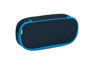 Пенал на молнии, Belmil WAVE Midnight, 22х10 см, 1 отделение,...