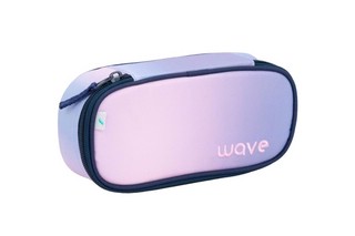Пенал на молнии, Belmil WAVE Purple Twist, 22х10 см, 1 отделе...