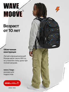Рюкзак молодежный Belmil Wave Moove 'Сплэш', артикул 338-920-SPL 7