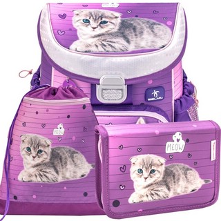 Ранец Belmil Mini Fit 'Little kitty' с наполнением, 5 предмет...