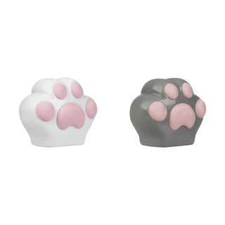 Точилка пластиковая MESHU 'Little Paw', 1 отверстие, ассорти....
