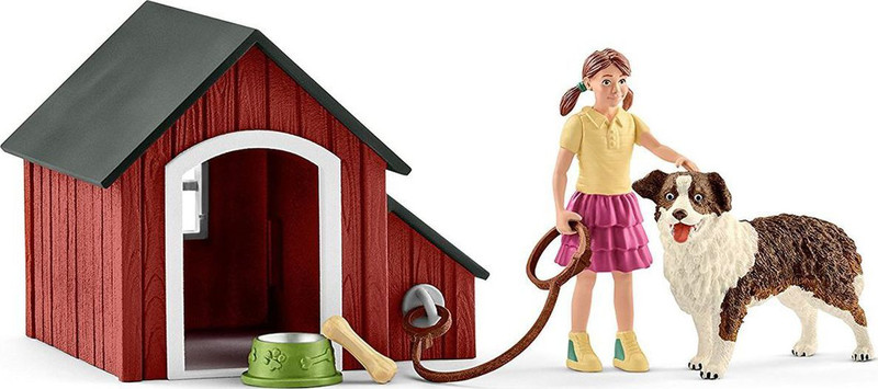 Schleich Игровой набор Девочка и собака 42376