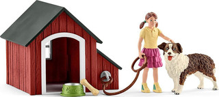 Schleich Игровой набор Девочка и собака 42376