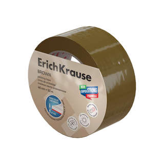Клейкая лента упаковочная Коричневая, 48 мм х 50 м, ErichKrause