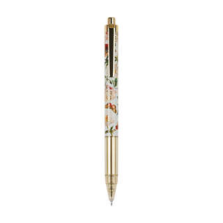 Ручка гелевая автоматическая BV Flora Bloom Flowers, 0.5 мм, синяя, ассорти. Цена за 1 шт. 4
