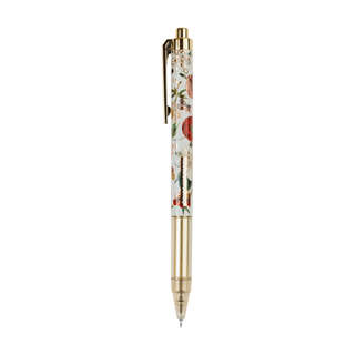 Ручка гелевая автоматическая BV Flora Bloom Flowers, 0.5 мм, синяя, ассорти. Цена за 1 шт. 5