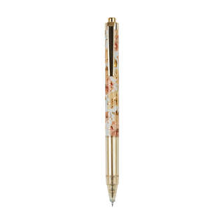 Ручка гелевая автоматическая BV Flora Bloom Flowers, 0.5 мм, синяя, ассорти. Цена за 1 шт. 7