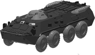 Звезда. Советский бронетранспортер БТР-80 2