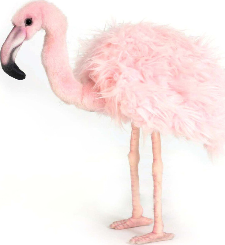 Мягкая игрушка Hansa Розовый фламинго, 38 см
