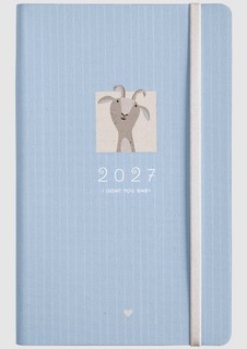 Еженедельник на 2027 год, А5, 64 листа, резинка, Infolio Козл...