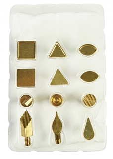 Набор штампов для выжигания 12 шт. (формы), Pebaro 3