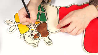 Заготовка из фанеры 'Рождественский сапожок' для выпиливания лобзиком  4