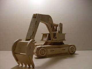 Заготовка из фанеры 'Экскаватор Pebaro' (863/7) 3