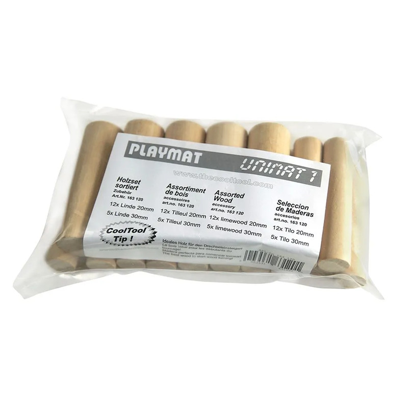 Деревянные заготовки для поделок, 17 шт. (d 20 мм, 30 мм)