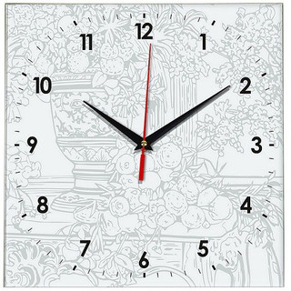 Часы-раскраска 'Натюрморт' Эврика, цвет мультиколор