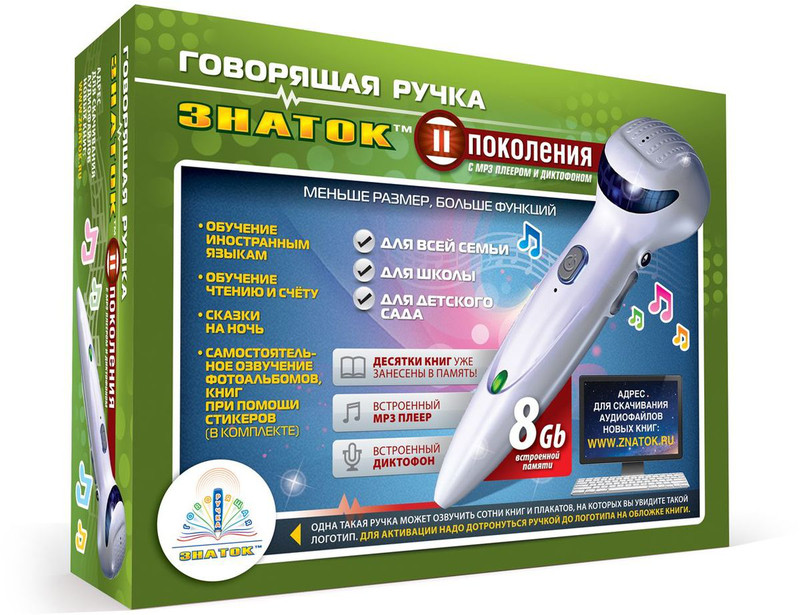 Знаток. Ручка электронная говорящая