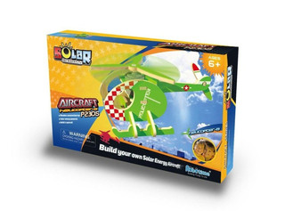 Вертолет А (на солнечное энергии), 3D Пазлы Деревянные Robotime P230S 2