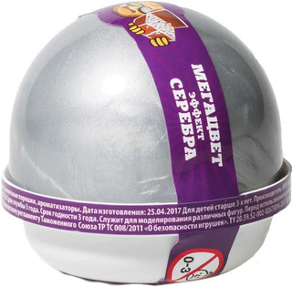 Жвачка для рук Nano gum 'Эффект серебра' 1