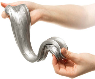 Жвачка для рук Nano gum 'Эффект серебра' 3