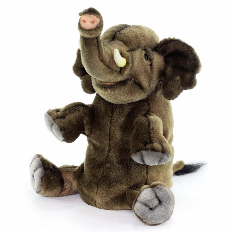 Мягкая игрушка на руку Слон, 24 см, Hansa