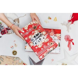 Бумага упаковочная глянцевая 