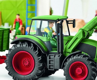 Schleich Игровой набор Трактор с прицепом 42379 8