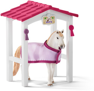 Schleich Игровой набор Стойло с кобылой Лузитанской породы 42368 4