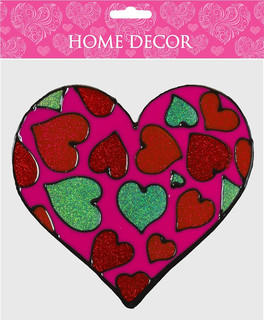 Erich Krause Наклейка на окно Сердечко