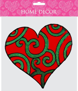 Erich Krause Наклейка на окно Узорное сердце