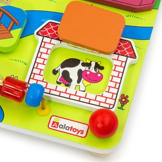 Развивающая игрушка Alatoys 'Кто где живет?', артикул ББ203 2