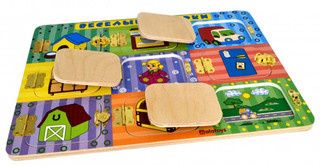 Бизиборд Alatoys 'Веселые дверки' 4