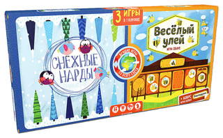 Настольная игра 'Снежные нарды' и 'Веселый улей' 1