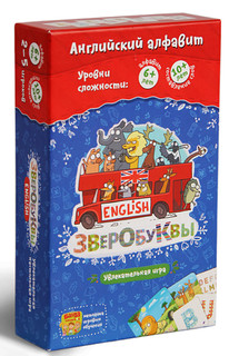 Настольная игра 'Зверобуквы English'