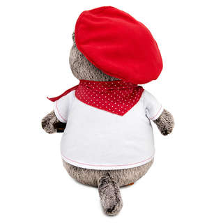 Басик в футболке с принтом 'Плюшевая революция', 22 см, Budi Basa 3