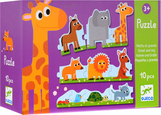 Djeco Пазл для малышей Большой маленький 1