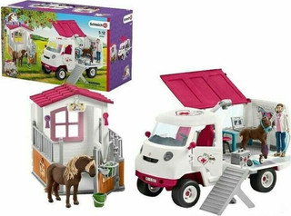 Schleich Игровой набор Визит ветеринара в центр верховой езды 42381 1