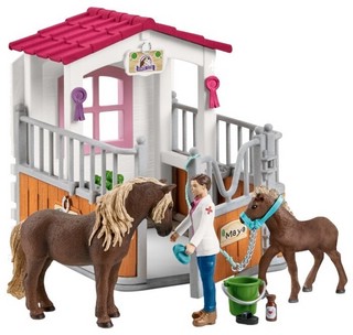 Schleich Игровой набор Визит ветеринара в центр верховой езды 42381 3