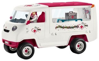 Schleich Игровой набор Визит ветеринара в центр верховой езды 42381 5